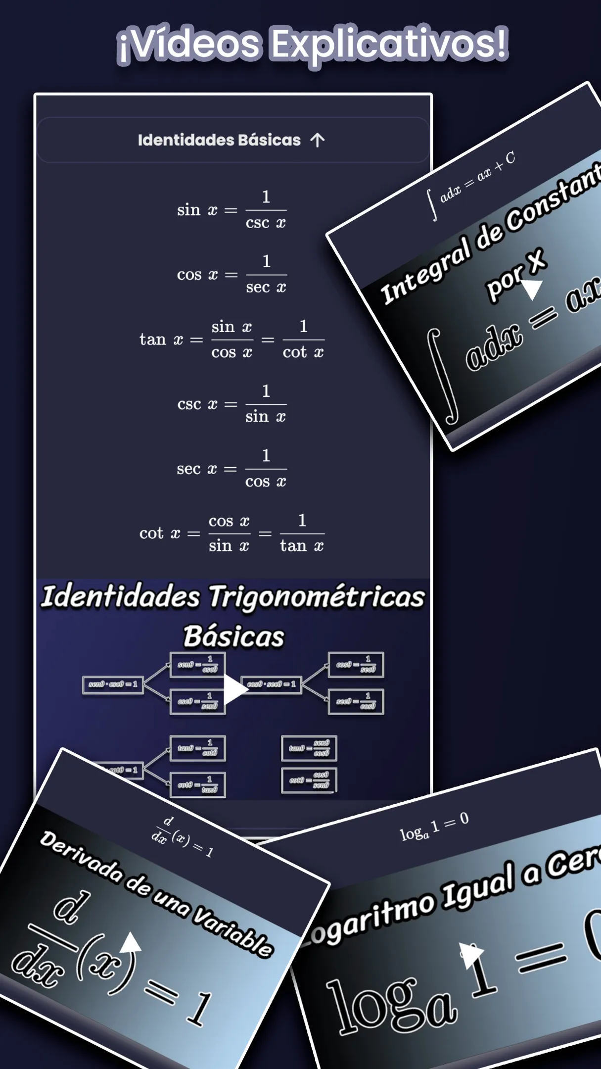 Captura de Formulae: vídeos